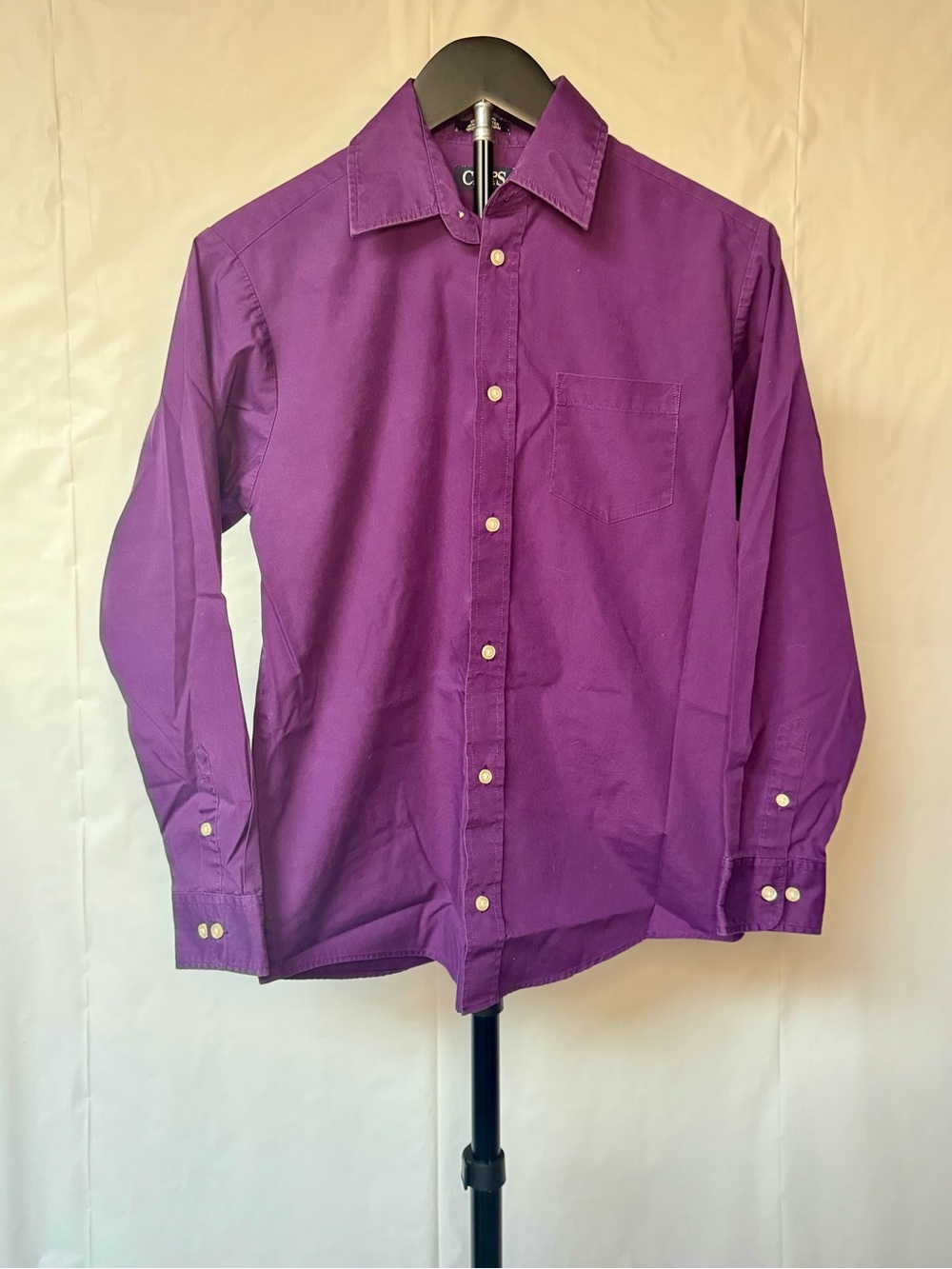 Classic Kids Purple Button-Down Shirt
